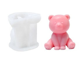 Molde silicona ositos con manos adelante 